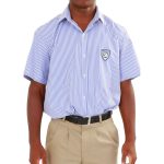 Short Sleeve Pinstripe Shirt