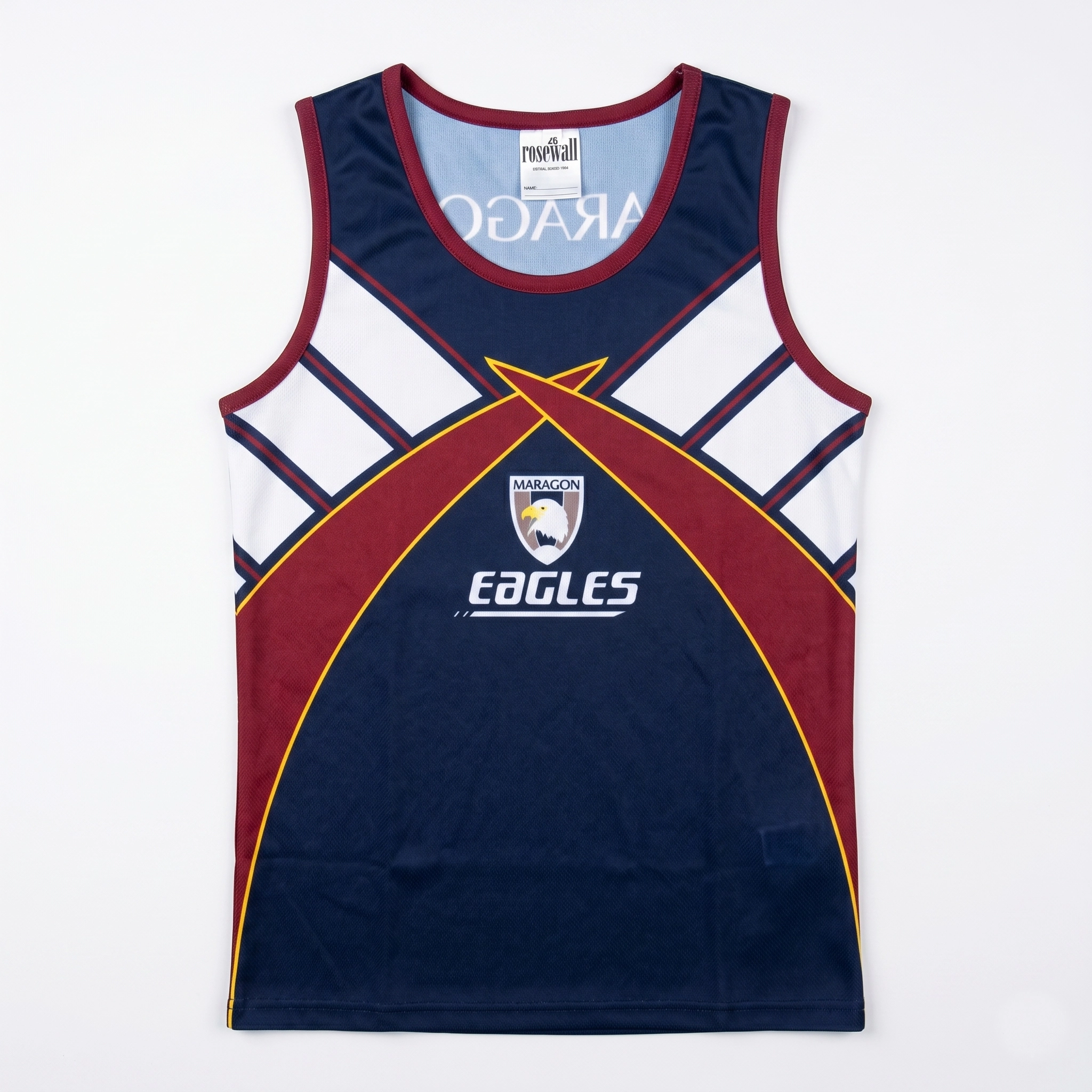 Boys Athletics Vest Front Boys Athletics Vest - Image 1